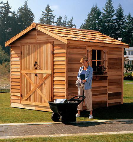 Cedarshed Rancher Storage Shed in 10 Sizes