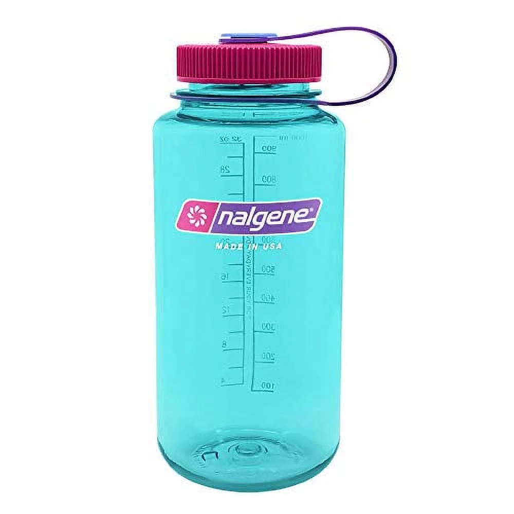 Nalgene Tritan Wide Mouth BPA-Free Water Bottle, Surfer, 34 oz