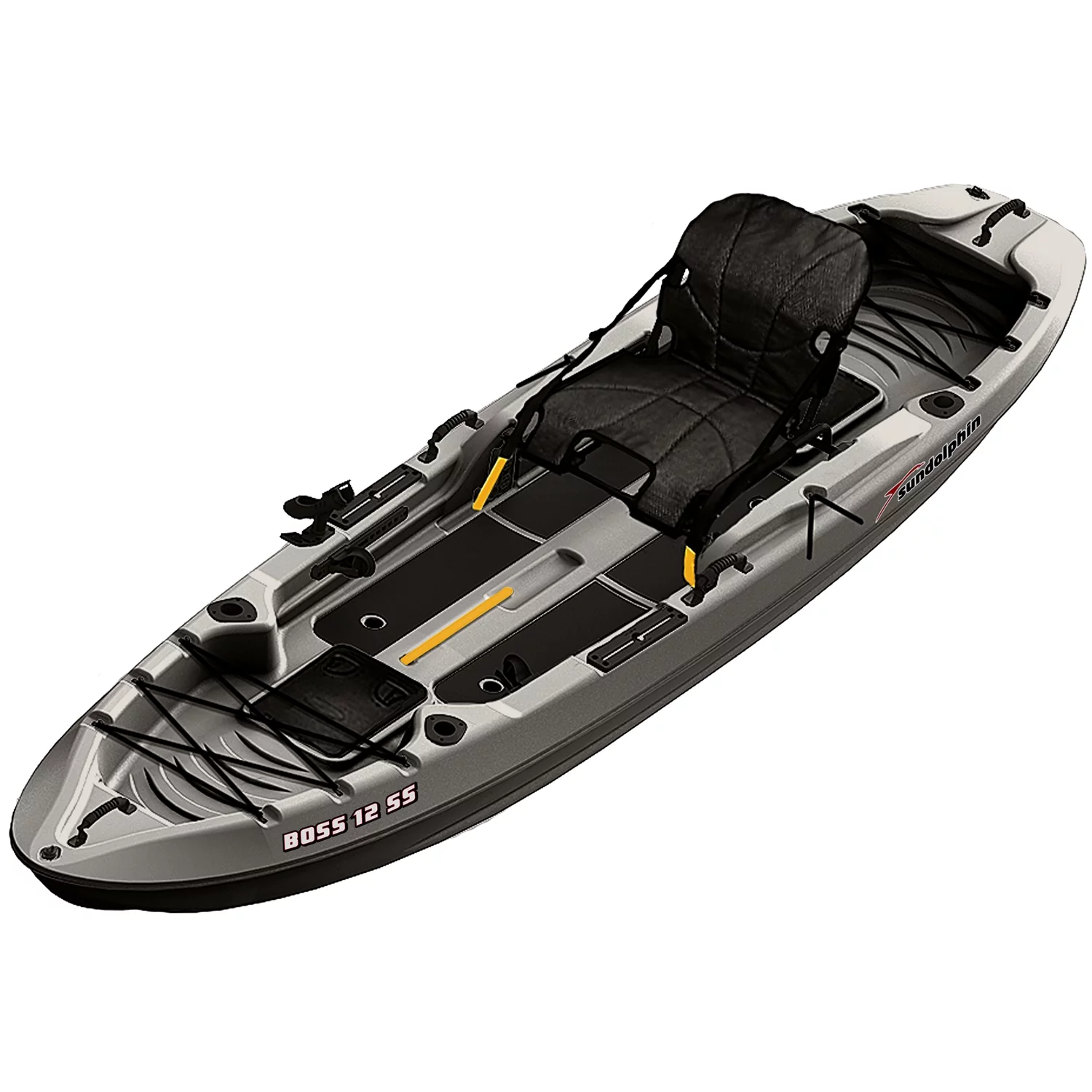 Sun Dolphin Boss 12' Kayak, No Paddle, Gray