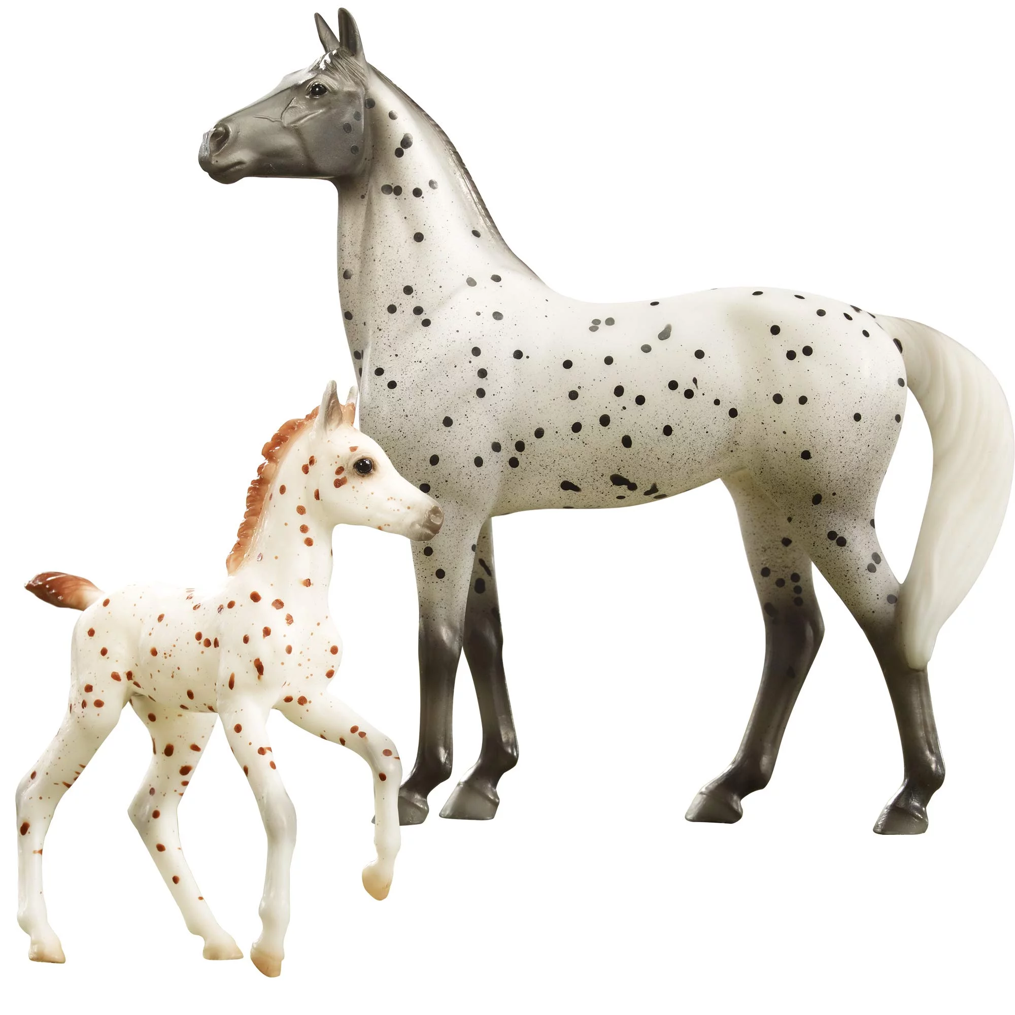 Breyer Classics Freedom Series Spotted Wonders Horse and Foal Toy Figure Set - 1:12 Scale