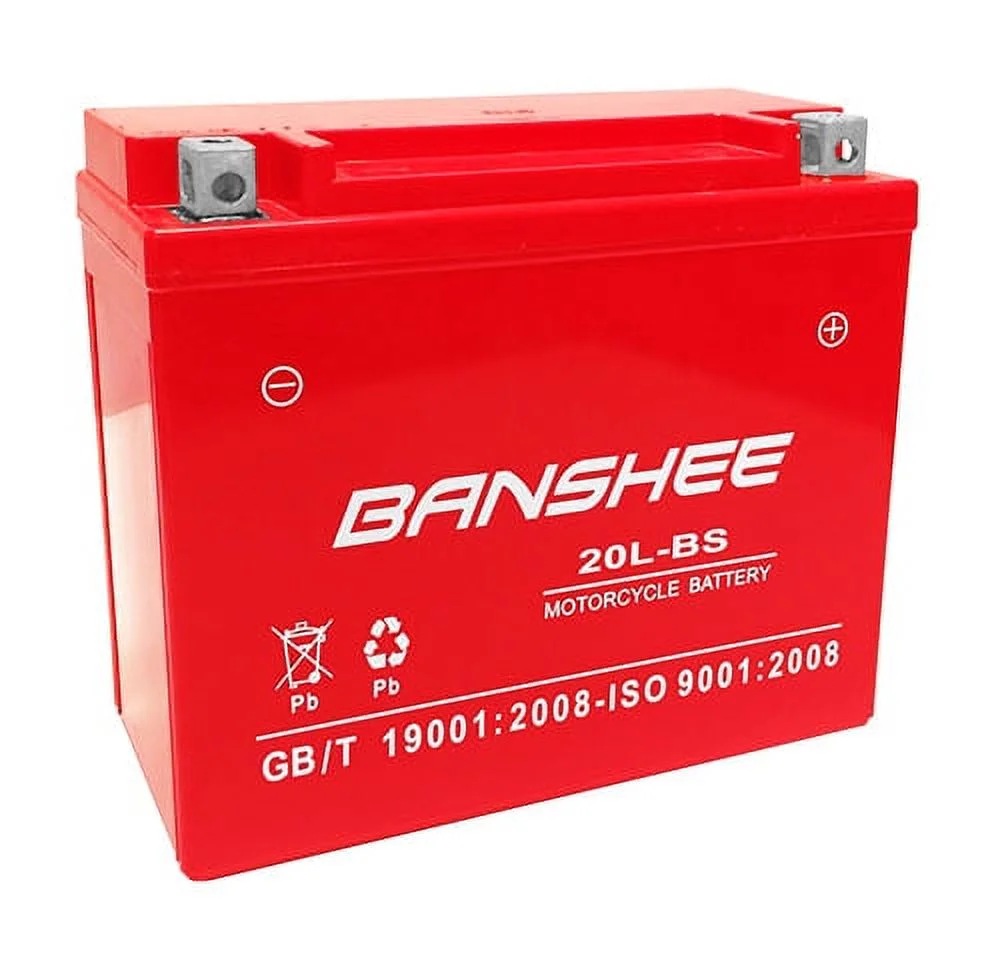 Banshee AGM YTX20L-BS ATV Motorcycle Harley Battery YTX20LBS-4 YR Warranty