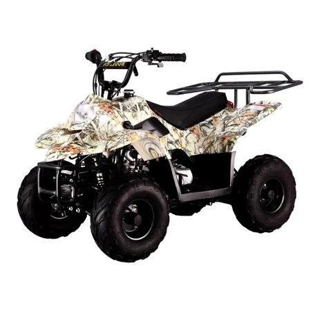 2021 TaoTao Boulder B1 110cc ATV -Tree Camo with GAS ATV quad 4 wheeler with Automatic Transmission, Remote Control with Free Rear Rack