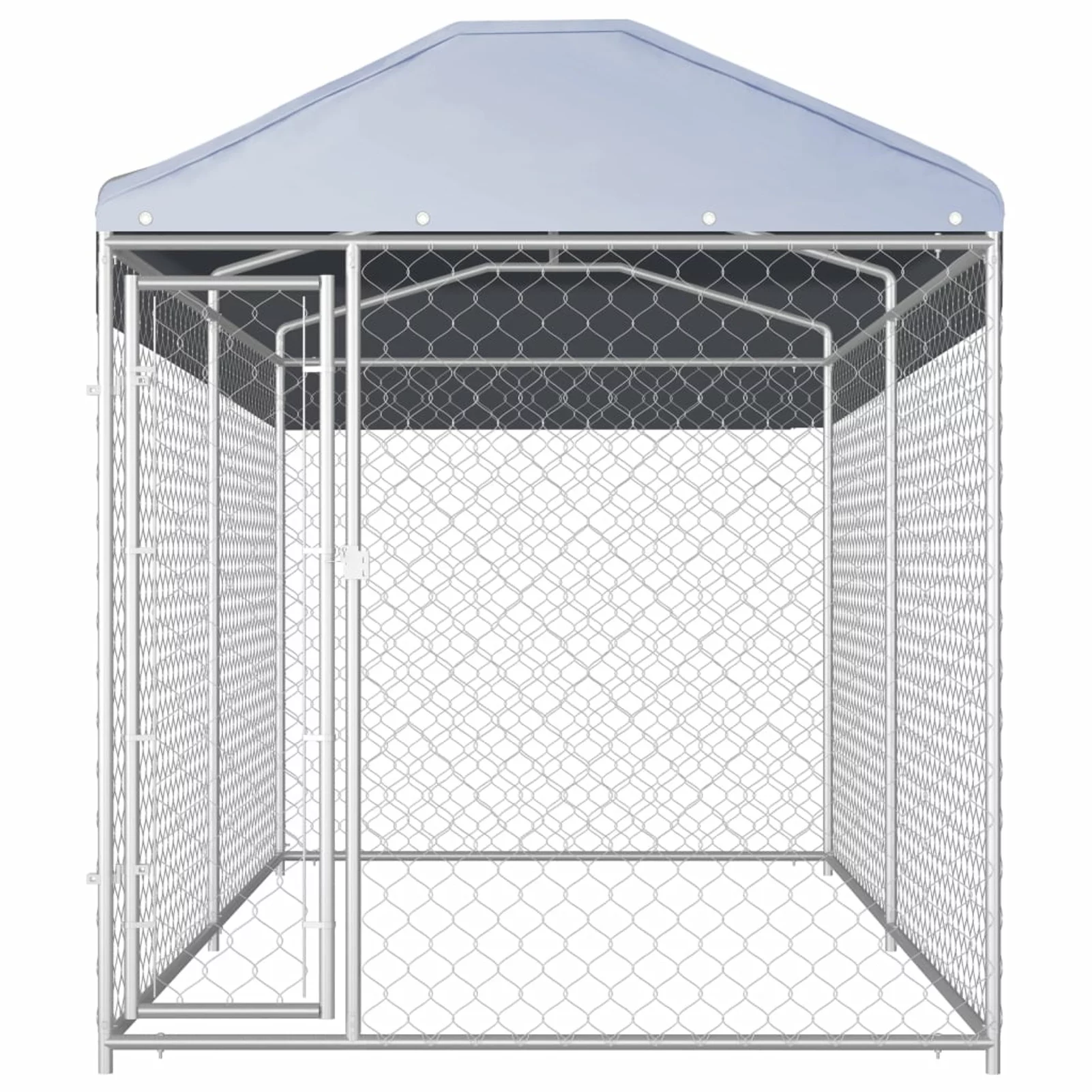 Carevas Outdoor Dog Kennel with Canopy 150.4