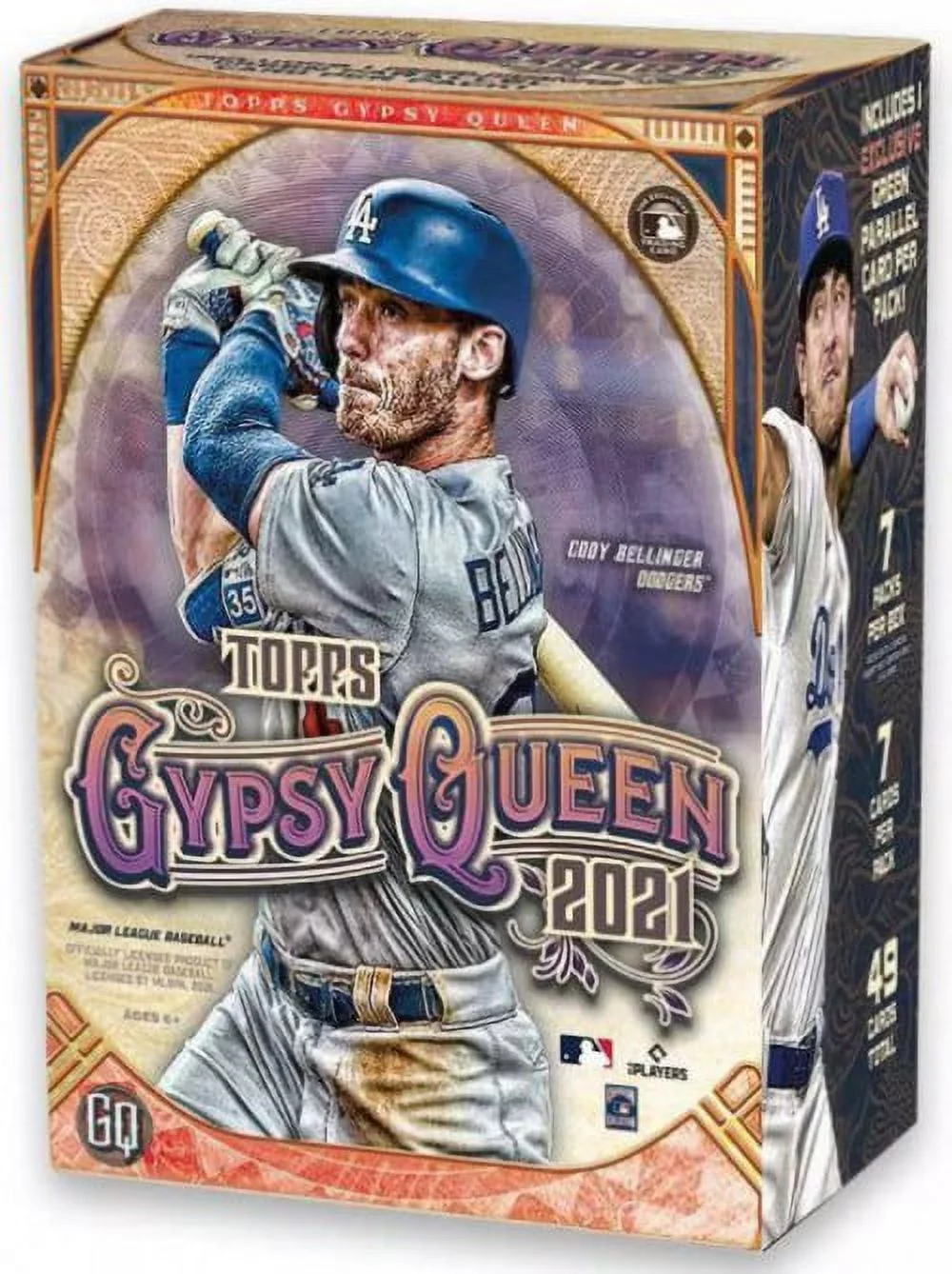 MLB 2020 Allen & Ginter Baseball 2021 Gypsy Queen Baseball Trading Card BLASTER Box (7 Packs)