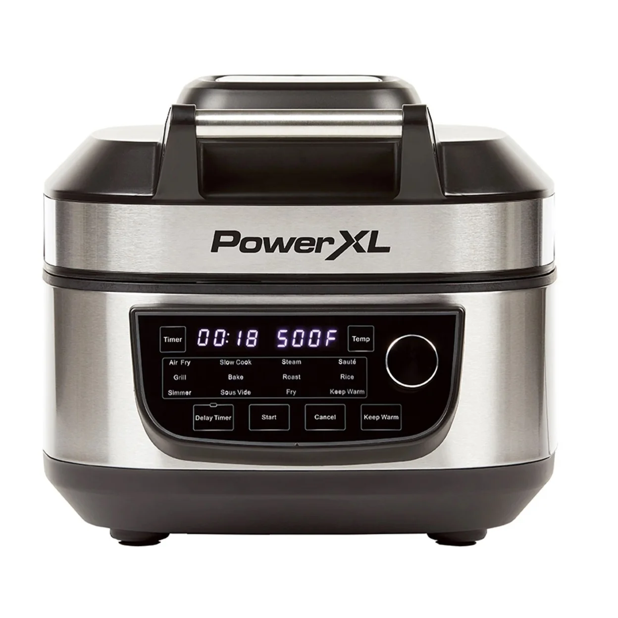PowerXL GMC01 Grill Air Fryer Combo 6 QT 12-in-1 Indoor Grill, Air Fryer