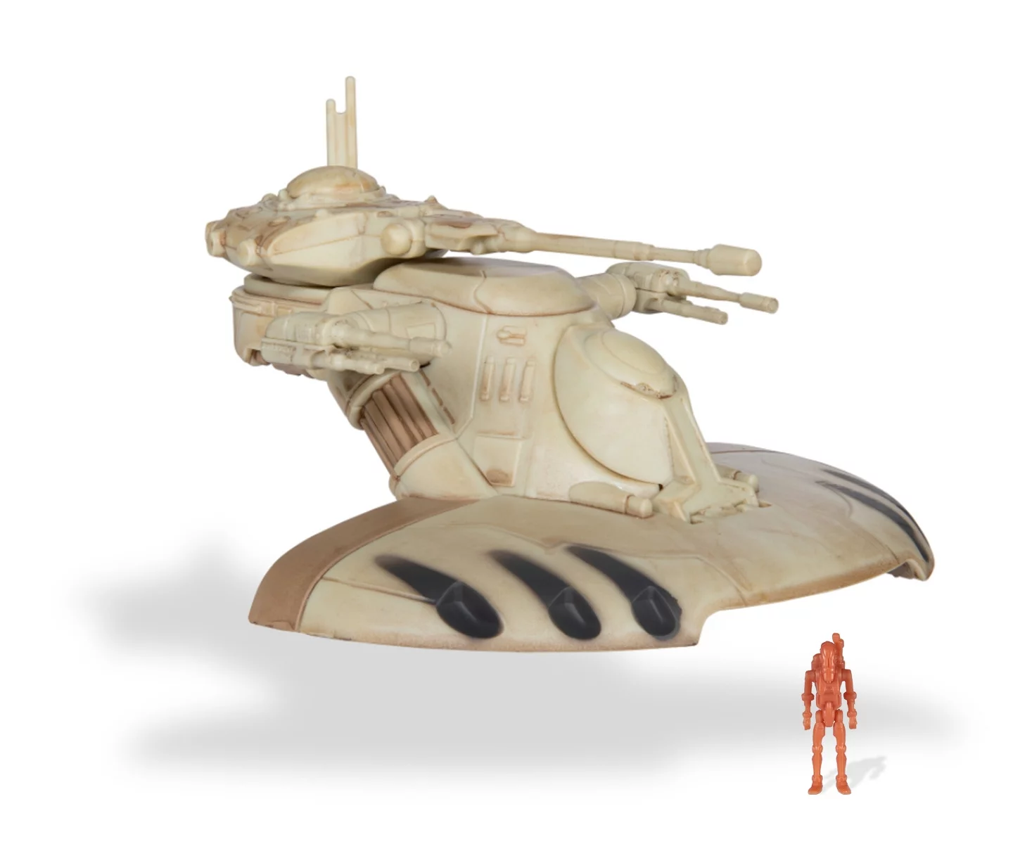STAR WARS Micro Galaxy Squadron AAT Battle Tank - 5-Inch Starfighter Class Vehicle with 1-Inch Battle Droid Micro Figure