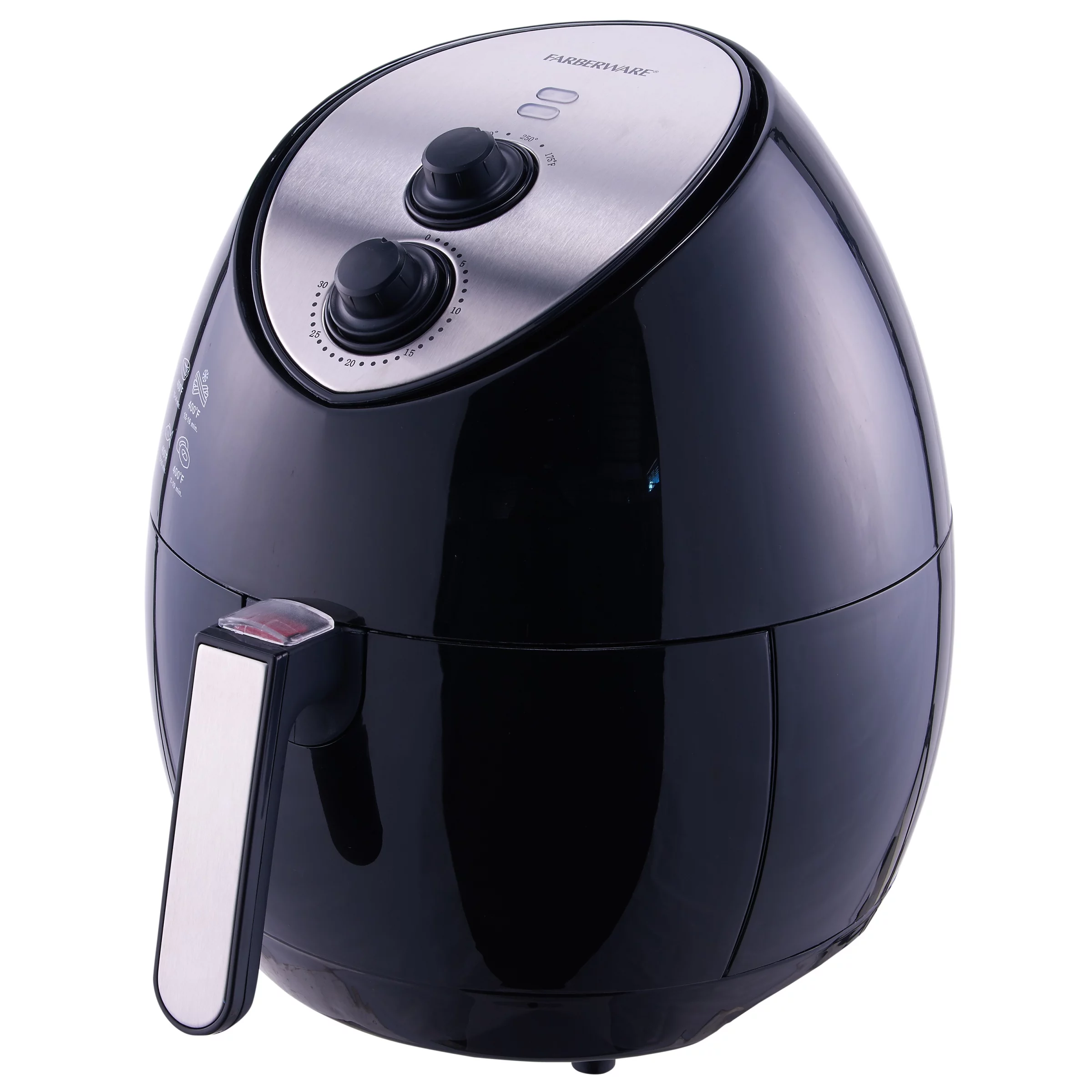 Farberware 3.2 Quart Oil-Less Multi-Functional Air Fryer, Black