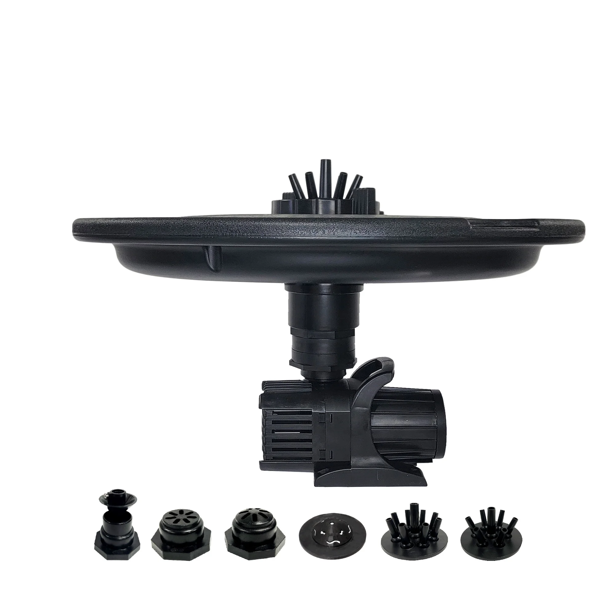 HALF OFF PONDS 1/2 HP Floating Fountain | 100 foot Cord | 9 Patterns | Surface Aeration for Ponds | AQF6100-100