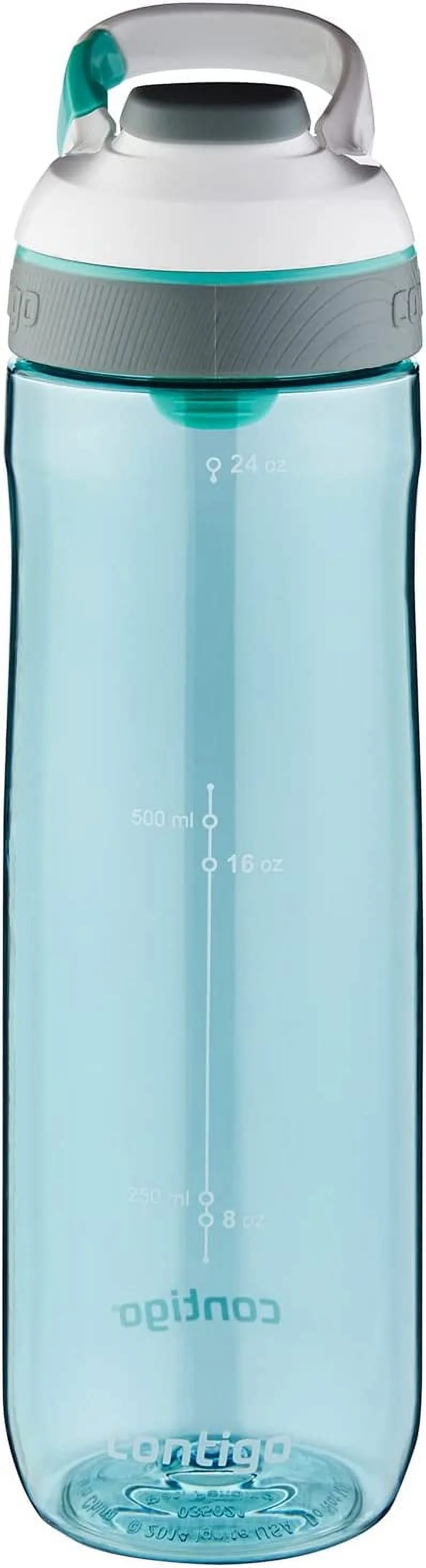 Contigo Autoseal Cortland Water Bottle, 24 Oz, Greyed Jade 24oz Grayed Jade Water Bottle