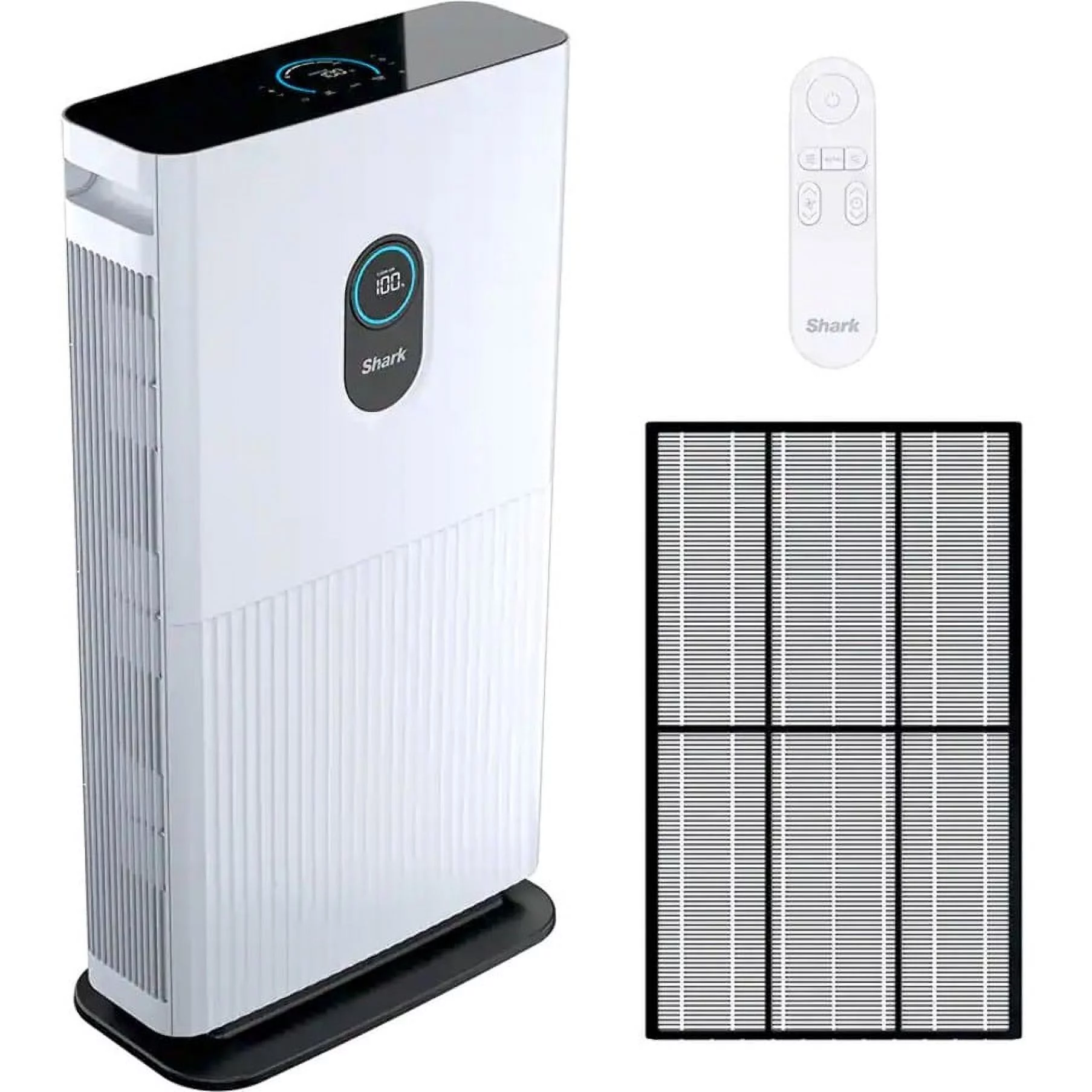 Shark HE601 6 True HEPA Air Purifier With Advanced Odor Lock, 1,200 Sq. Ft. Coverage, White