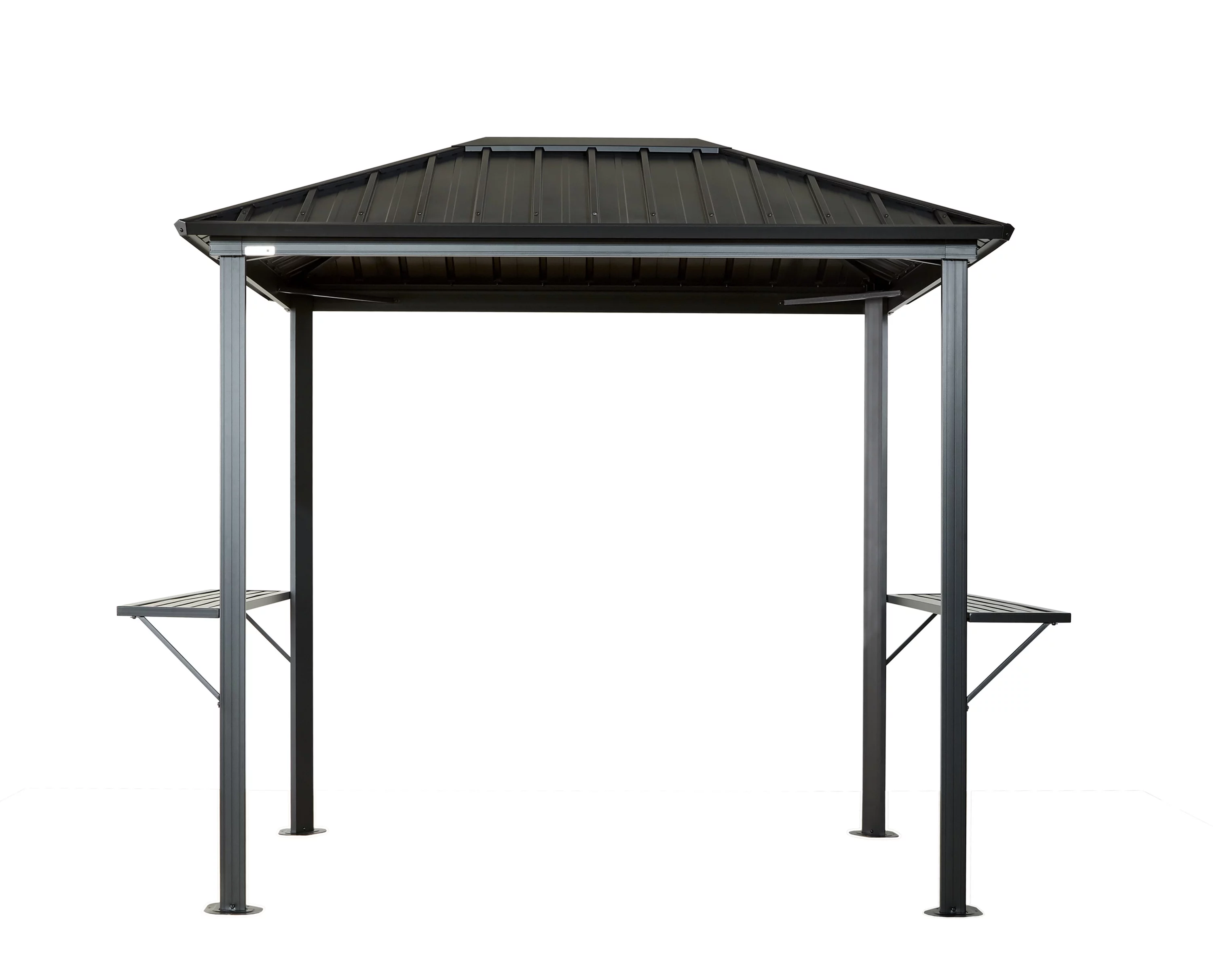 Sojag Dakota Grill Gazebo 6 x 8-Durable and Corrosion Resistant Aluminum Frame, Brown
