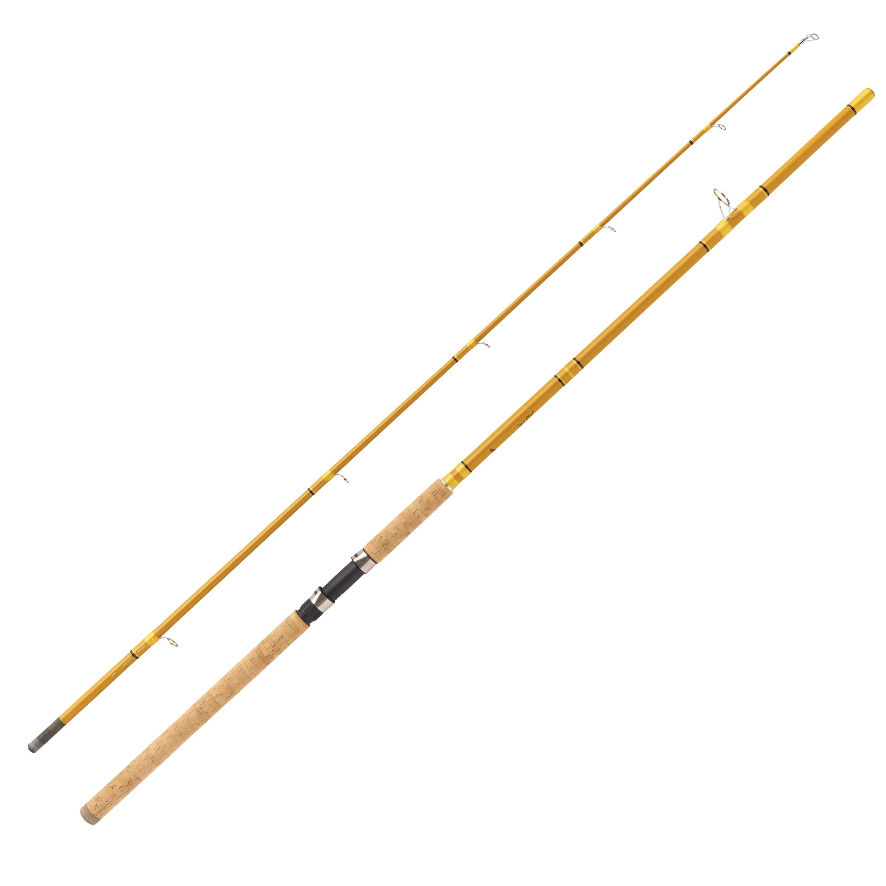 Eagle Claw Crafted Glass Spinning Rod 10' Length, 2 Piece, Crafted Glass, Heavy Rod