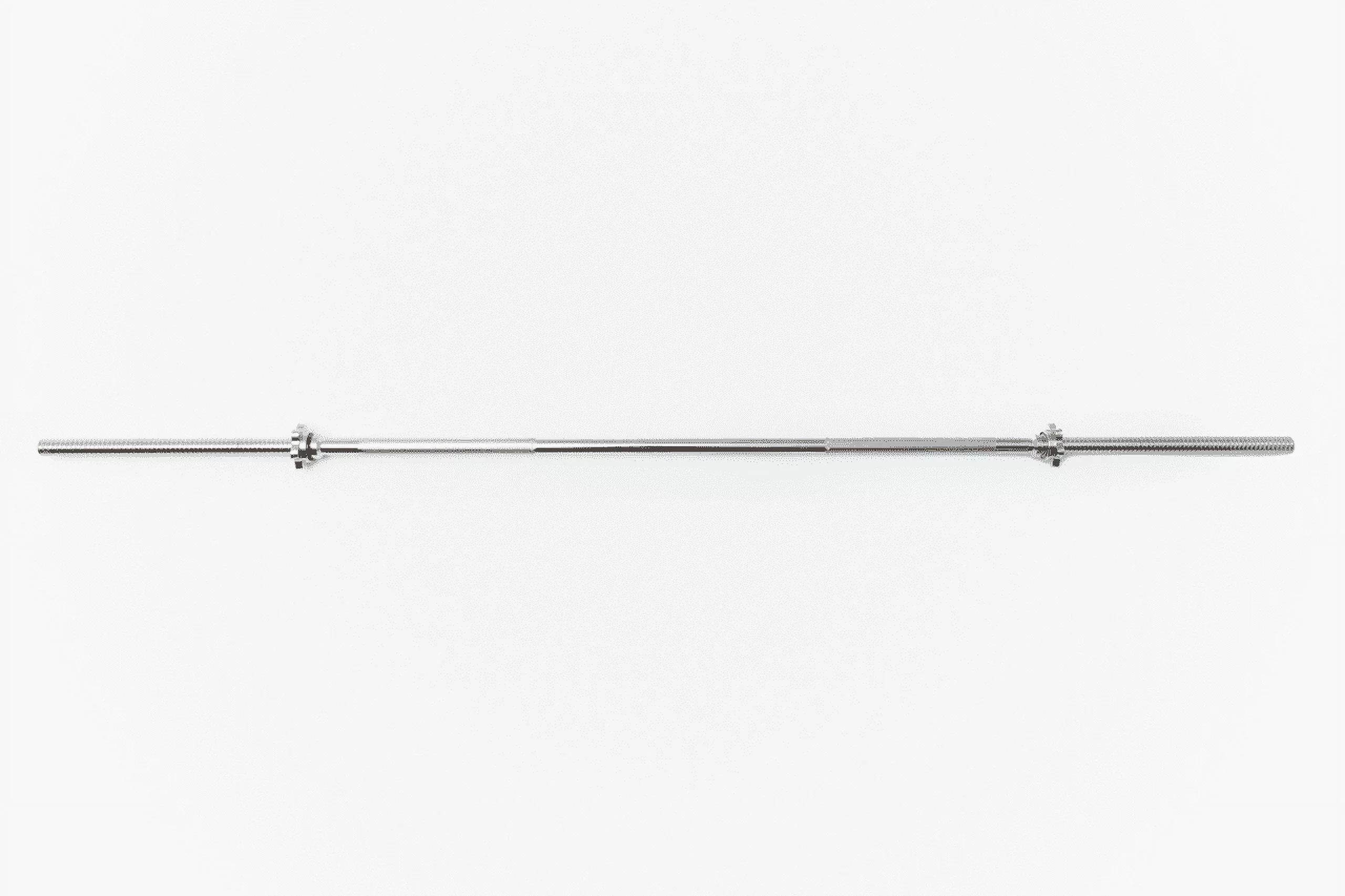 YORK Chrome Spin-Lock Weight Bar With Spin-Lock Collars