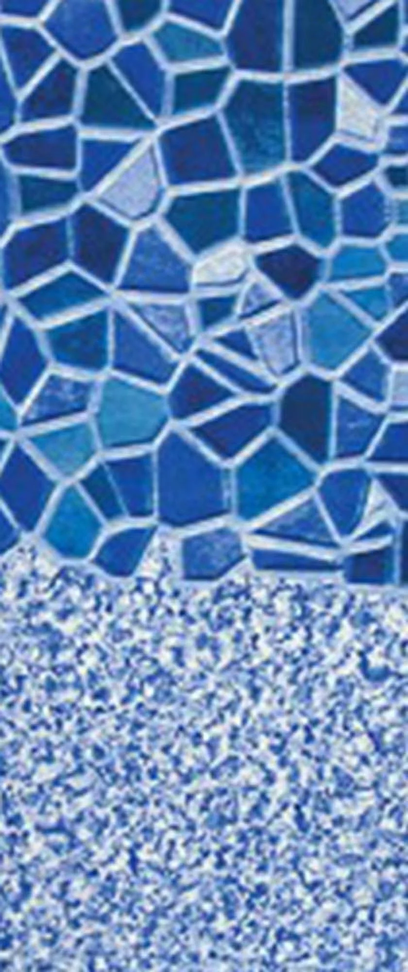 SmartLine 18' Round Cracked Glass Overlap Liner 48