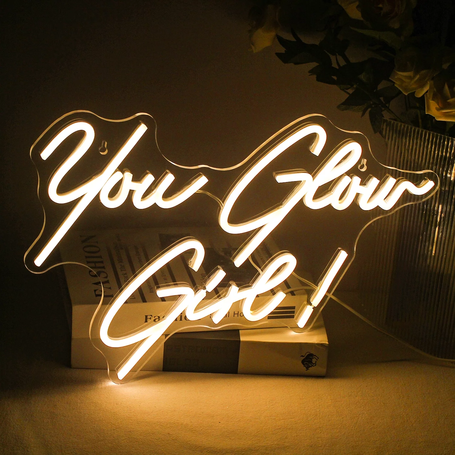 Hello Rosa You Glow Girl LED Neon Light Signs USB Power for Bedroom Wedding Party Home Christmas Decoration