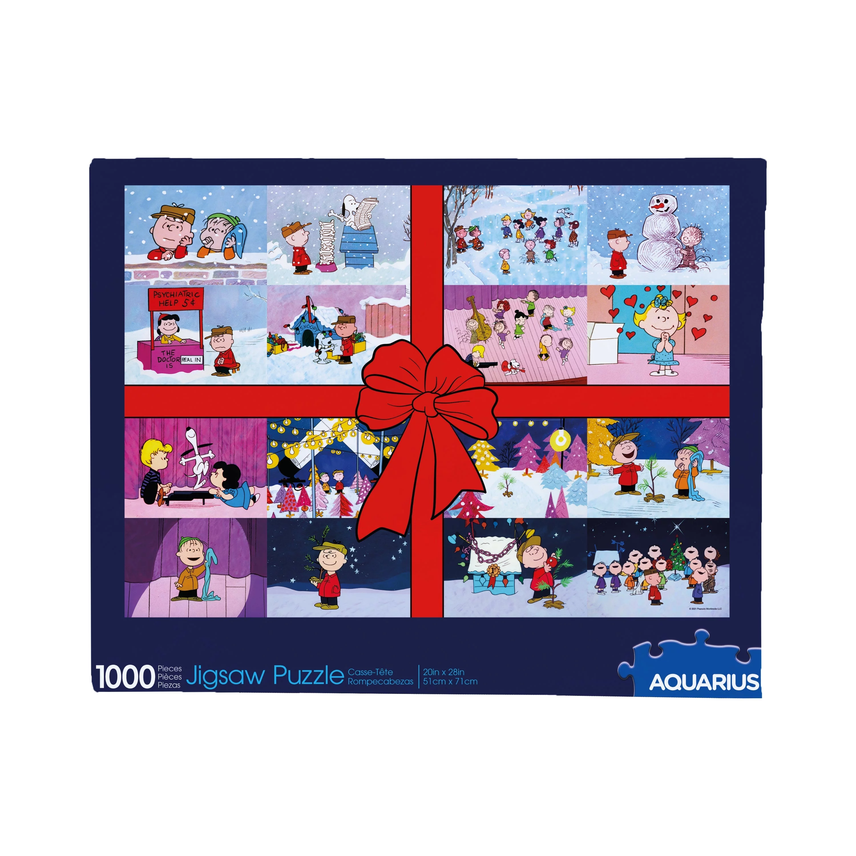 Peanuts Charlie Brown Christmas Present 1000 Piece Jigsaw Puzzle