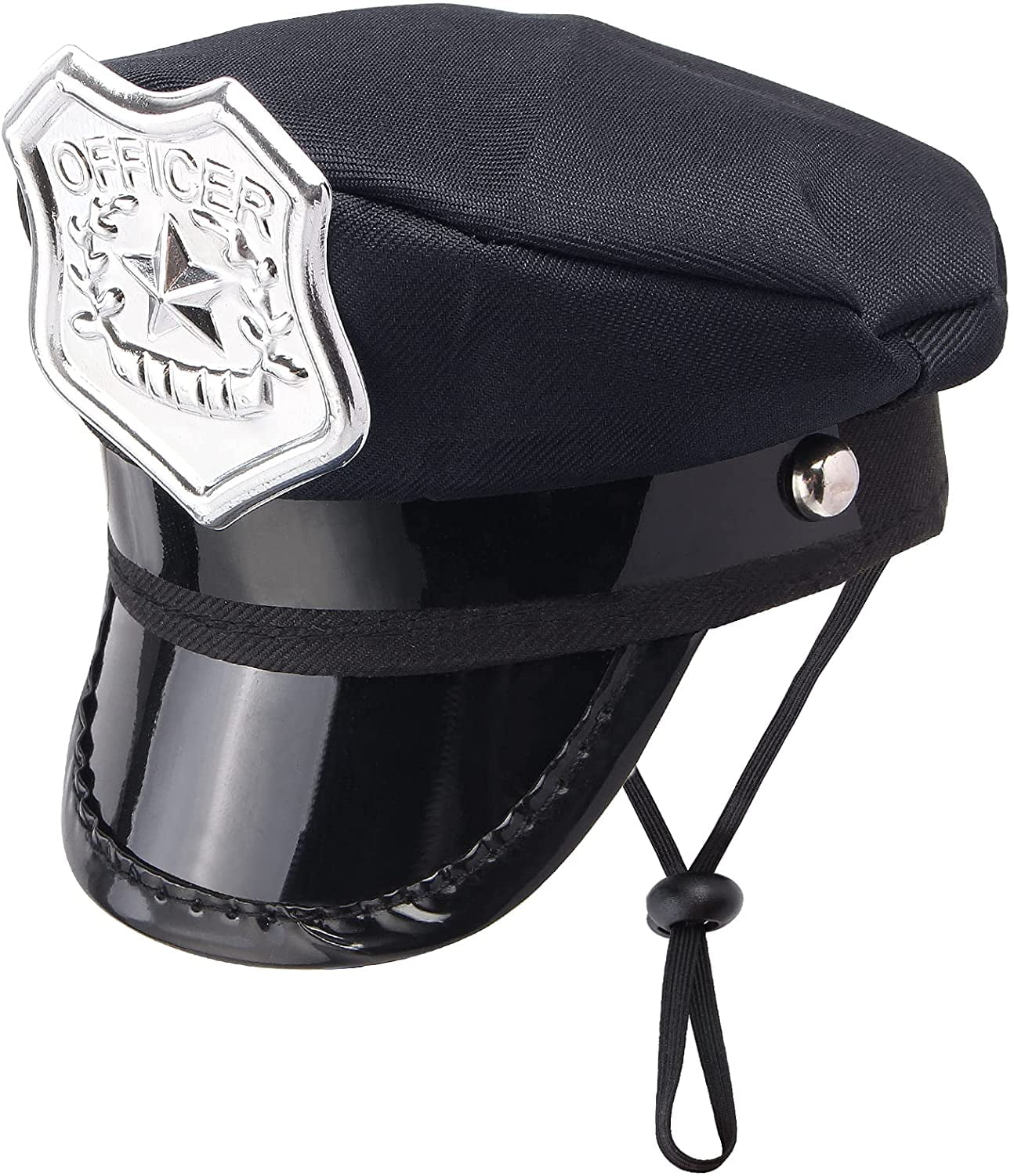 Yewong Pet Police Costume Accessory Set Pet Dog Cat Police Hat Badge Aviator Sunglasses Pet Dress Up Kit for Halloween Christmas Cosplay Role Play Party (Set-B)