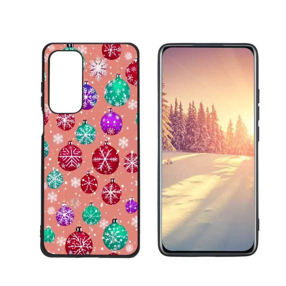 Compatible with Motorola MOTO Edge 5G UW Phone Case, Christmas-Snow-96 Case Men Women, Flexible Silicone Shockproof Case for Motorola MOTO Edge 5G UW