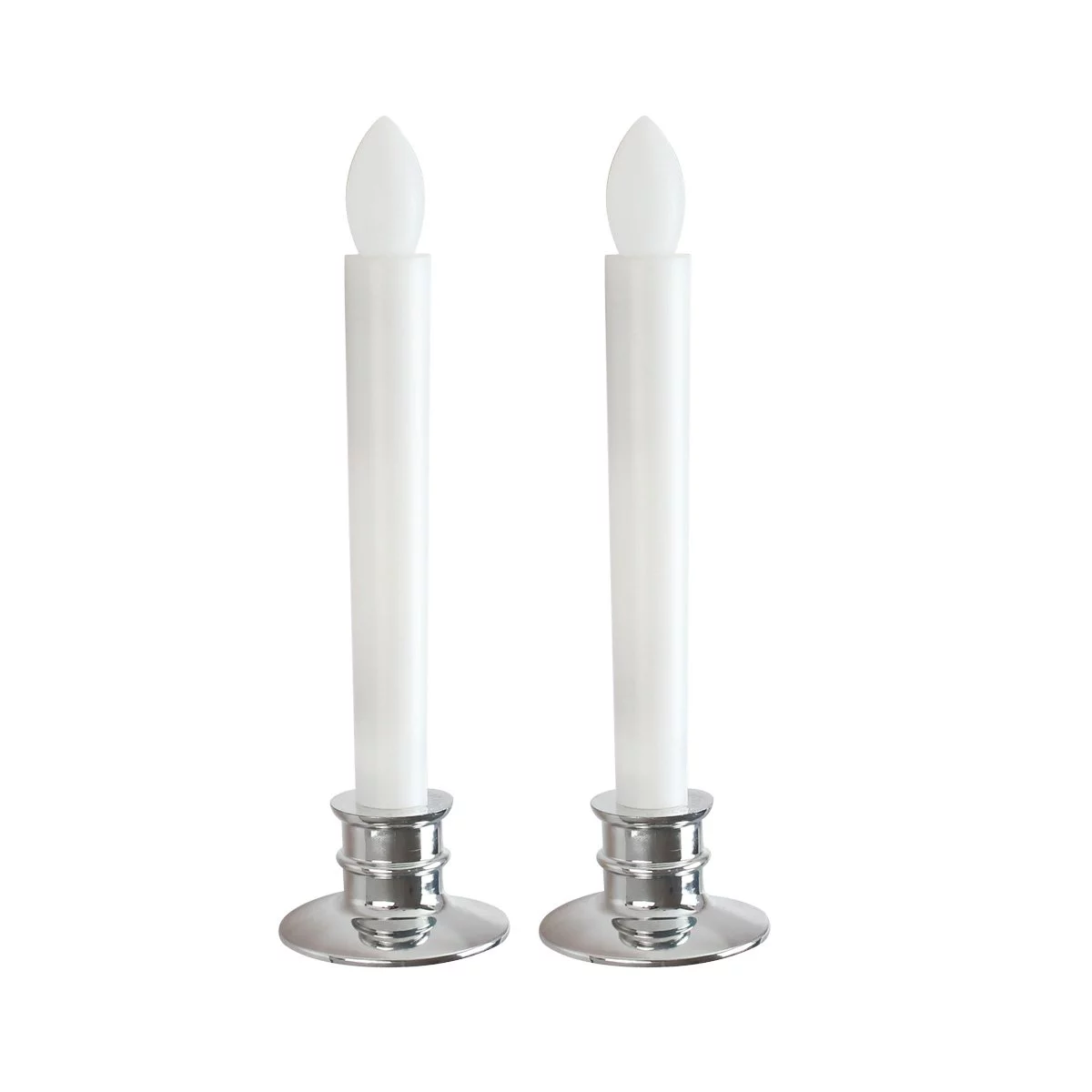 2Pack Window Candles Lights with Timer Remote Candles LED Candle Lights Christmas Decorations Flameless Taper Candles
