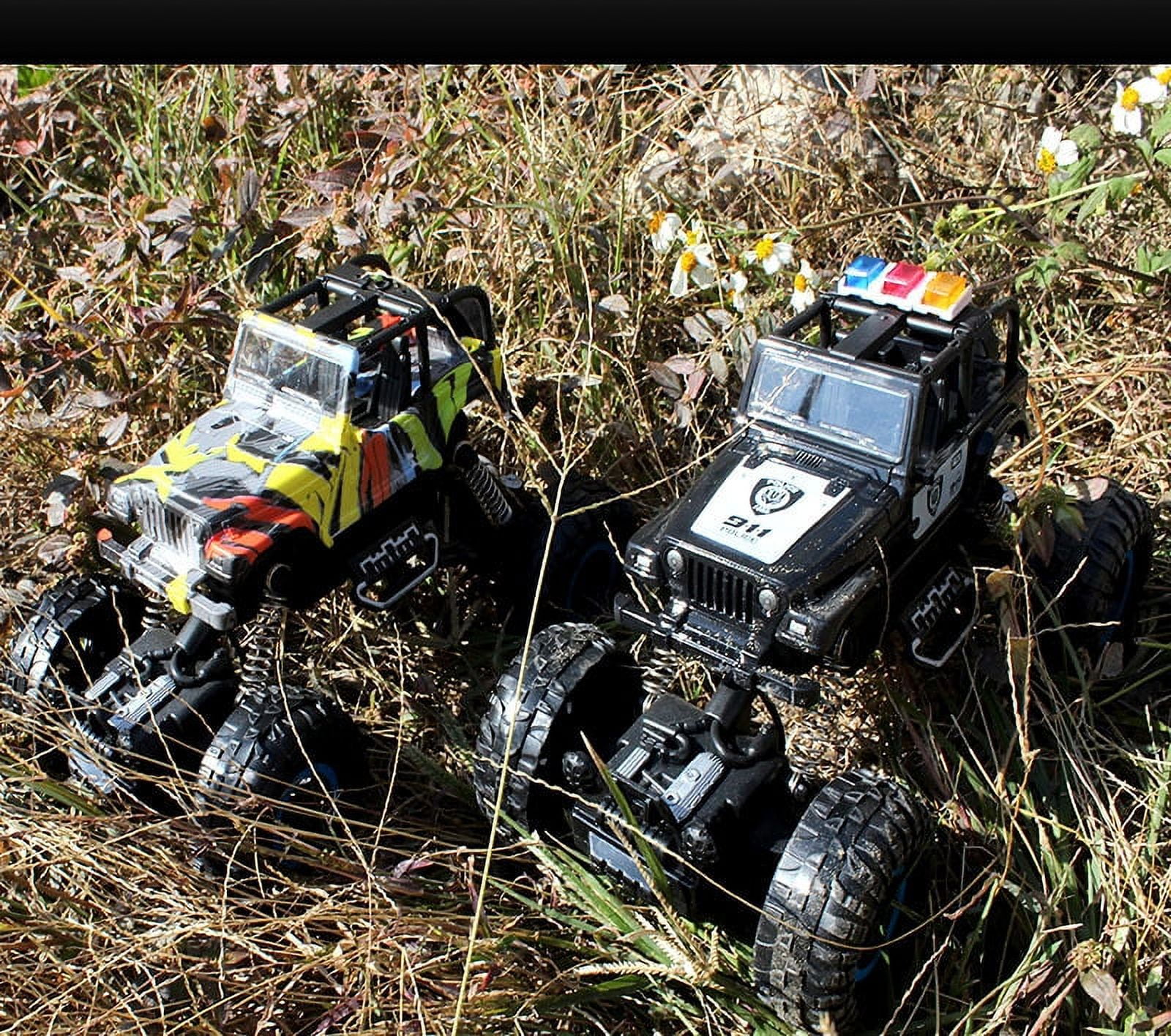 Cheefull Electric Outdoor RC Truck, 2.4GHz All Terrain Climbing RC Off-Road Car, Christmas Birthday Toys Gift for Boys