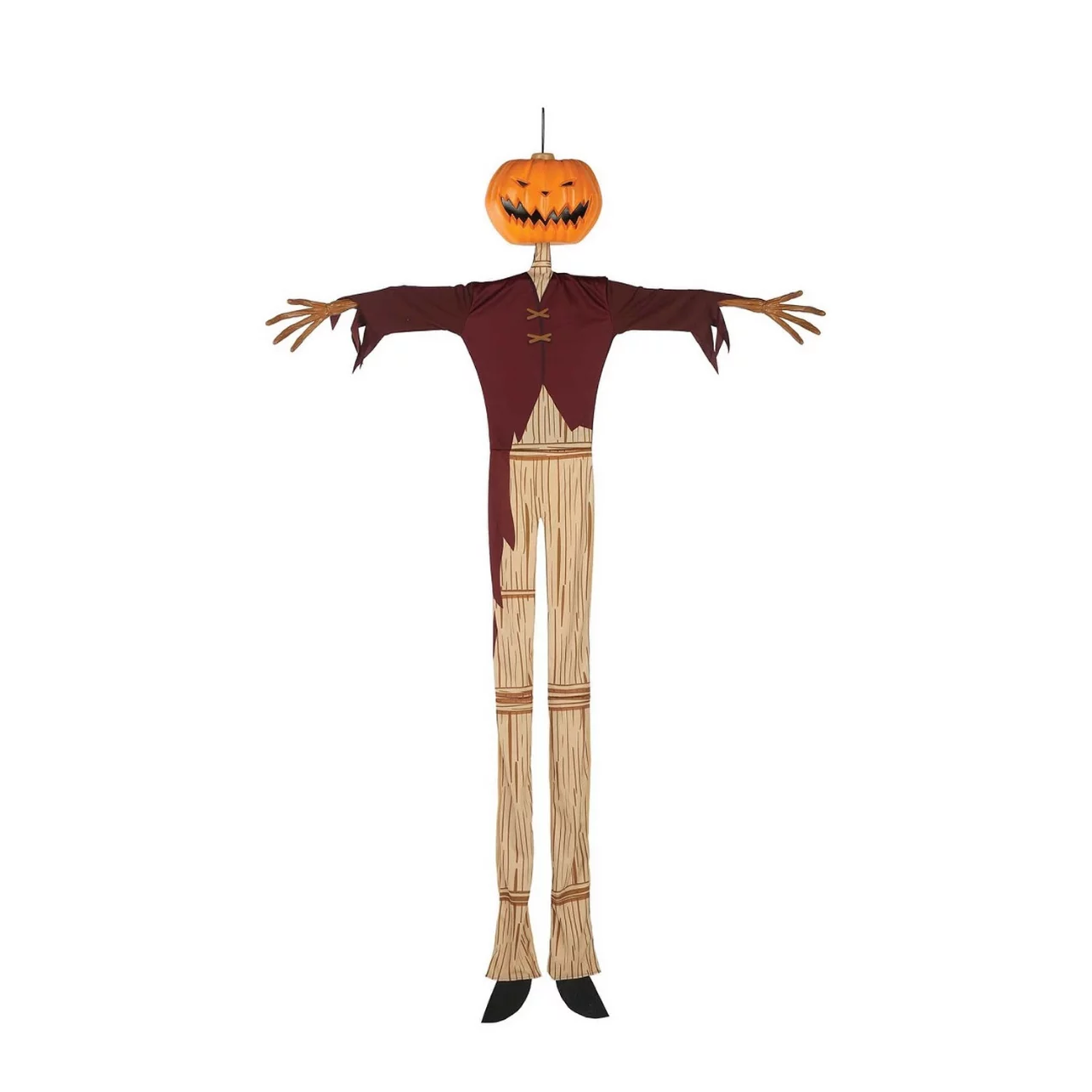 Nightmare Before Christmas Pumpkin King Mini Poseable Hanging Halloween Decoration