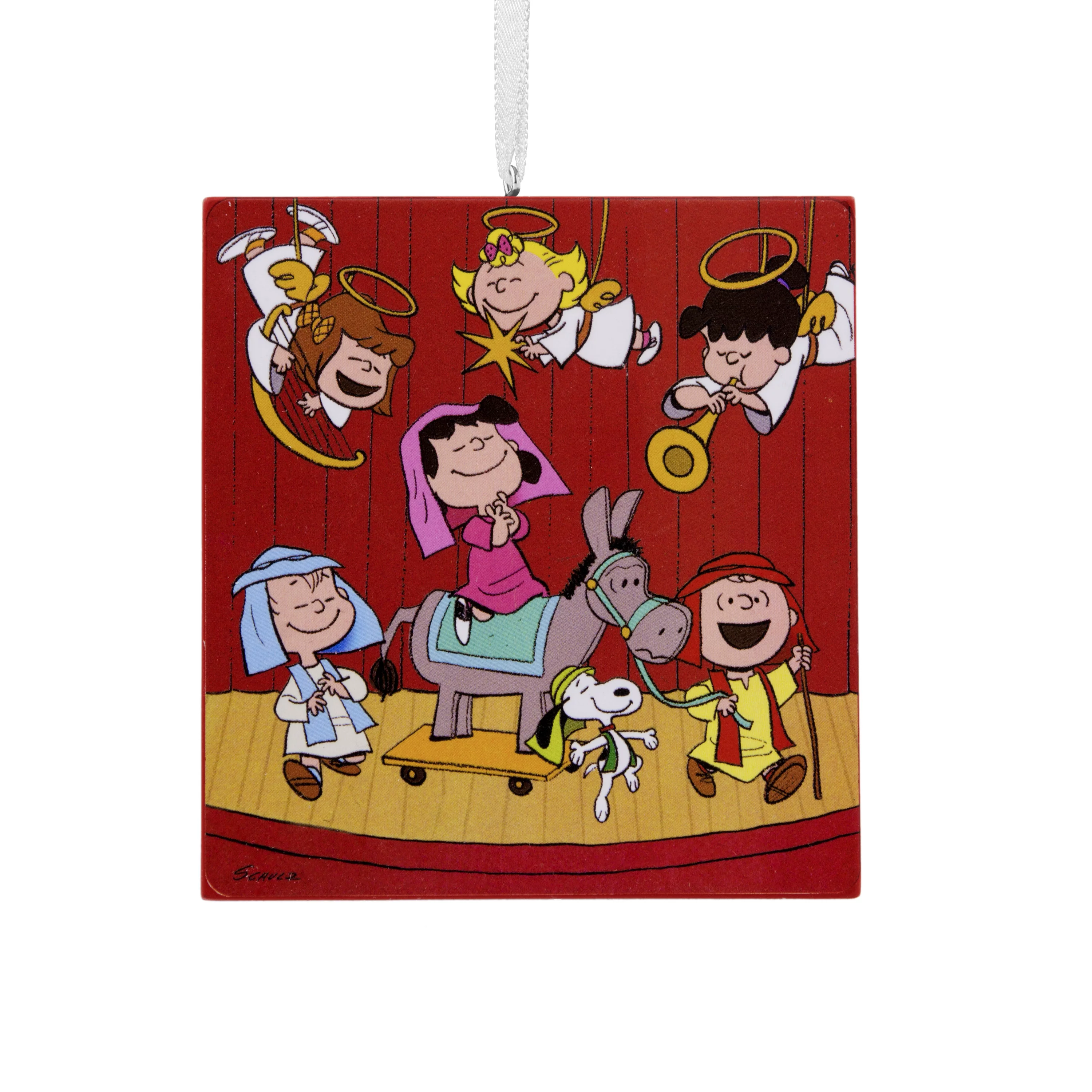 Hallmark Ornament (Peanuts Gang Christmas Pageant Nativity Scene)