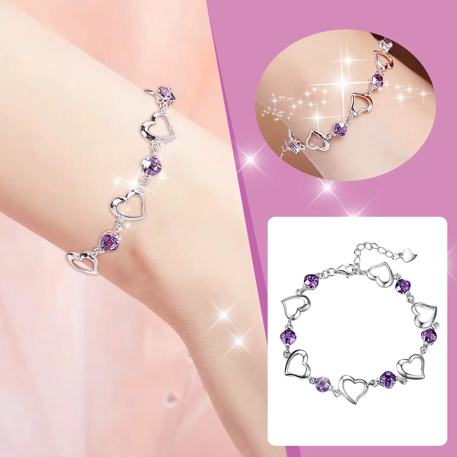 BOLUOYI Navel Piercing Jewelry Steel Long Graduation Gifts for Her Beautiful Bracelet Jewelry Gifts for Ands Christmas Birthday Gifts for Mom and Wife