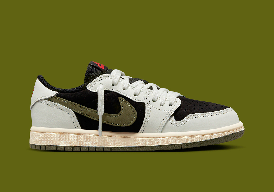 Travis Scott x Wmns Air Jordan 1 Low OG  Olive  DZ4137-106 - vstockx