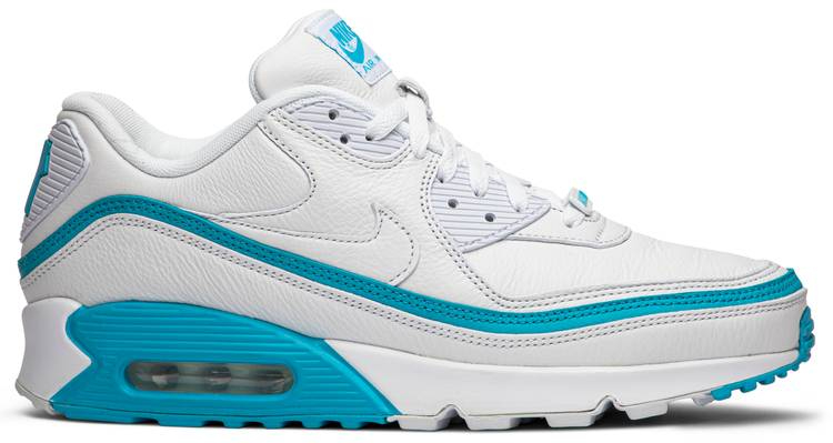 Undefeated x Air Max 90 'White Blue Fury' CJ7197-102 - vstockx