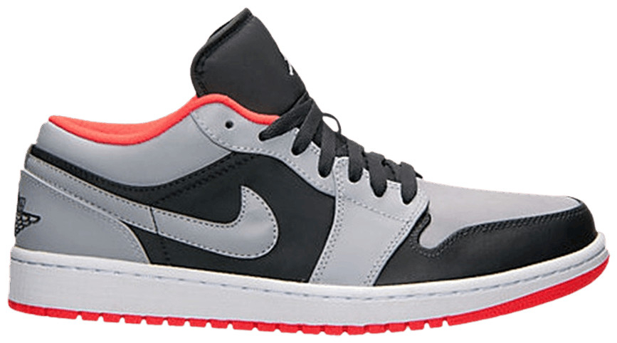 Air Jordan 1 Low  Wolf Grey Infrared  553558-022 - vstockx