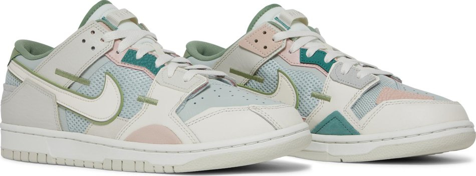 Dunk Scrap SE  Grey Haze Oil Green  DM0802-001 - vstockx