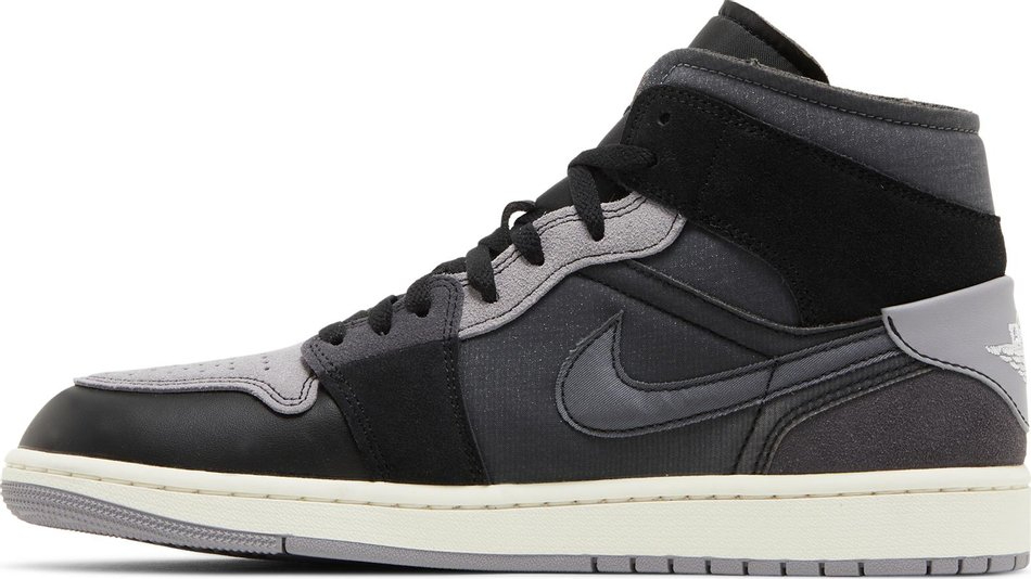 Air Jordan 1 Mid SE Craft  Inside Out   Black  DM9652-001 - vstockx