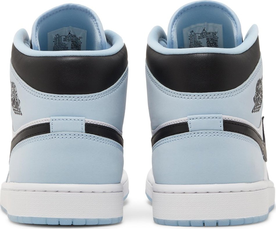 Air Jordan 1 Mid SE  White Ice Blue  DV1308-104 - vstockx