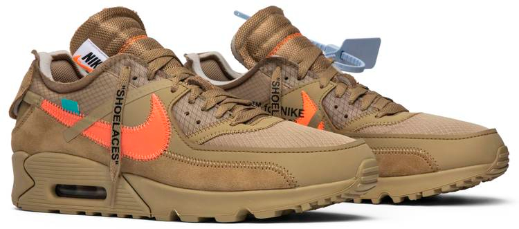Off-White x Air Max 90 'Desert Ore' AA7293-200 - vstockx