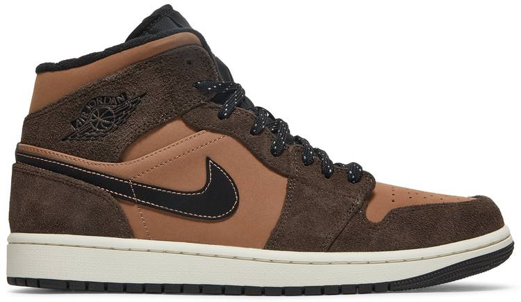 Air Jordan 1 Mid SE  Dark Chocolate  DC7294-200 - vstockx