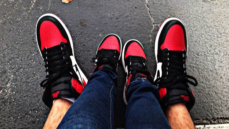 Air Jordan 1 Retro High OG  Bred Toe  555088-610 - vstockx