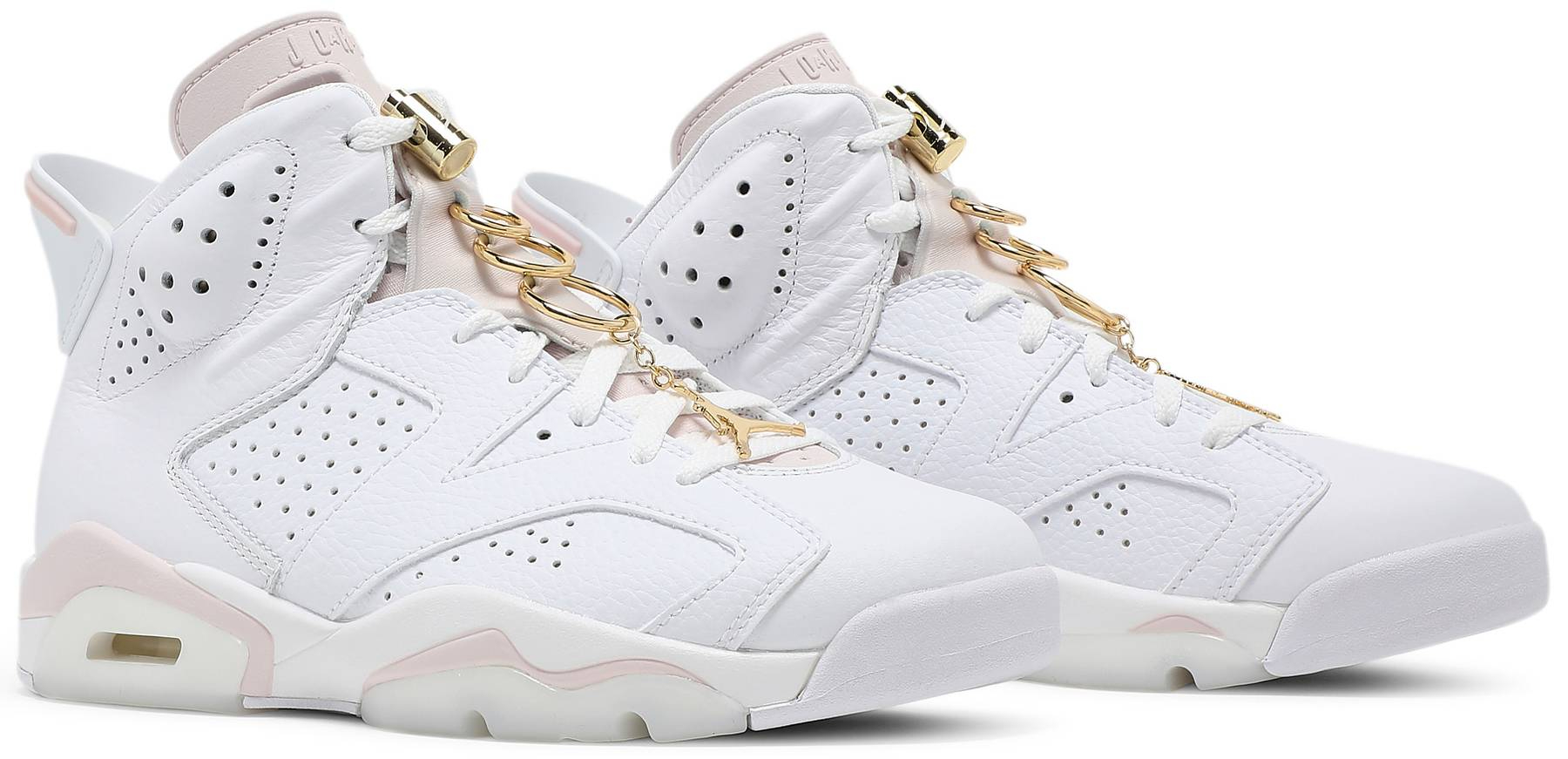 Wmns Air Jordan 6 Retro  Gold Hoops  DH9696-100 - vstockx