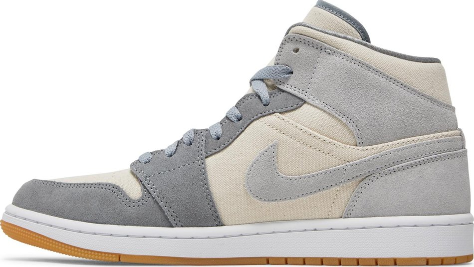Air Jordan 1 Mid SE  Coconut Milk Particle Grey  DN4281-100 - vstockx