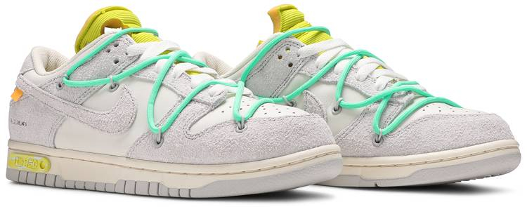 Off-White x Dunk Low  Lot 14 of 50  DJ0950-106 - vstockx