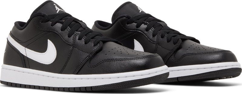 Wmns Air Jordan 1 Low  Black White  DV0990-001 - vstockx