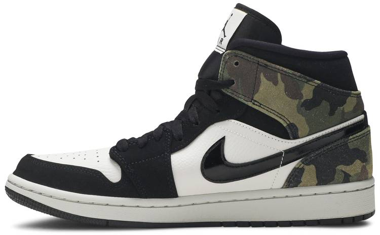 Air Jordan 1 Mid  Camo  CW5490-001 - vstockx