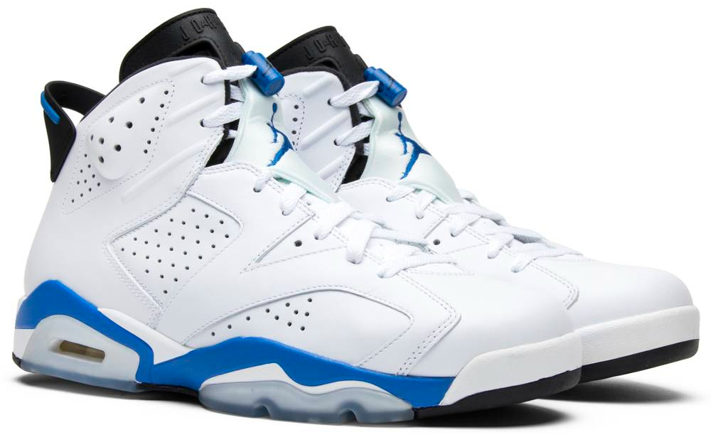 Air Jordan 6 Retro  Sport Blue  2014 384664-107 - vstockx