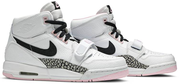 Jordan Legacy 312 GS  White Black Pink Foam  AT4040-106 - vstockx
