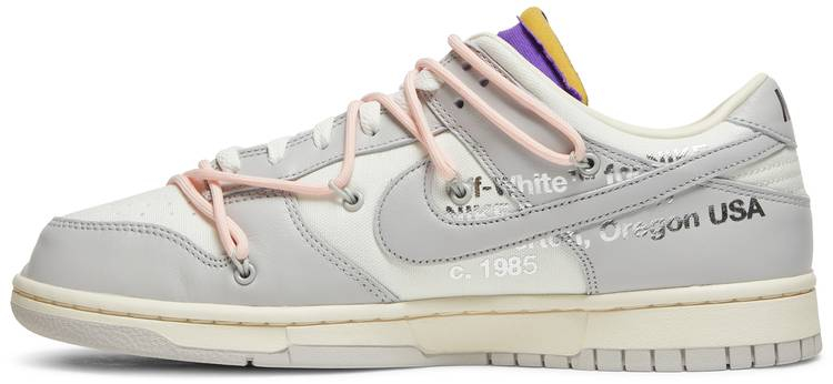 Off-White x Dunk Low  Lot 24 of 50  DM1602-119 - vstockx