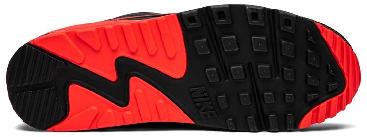 Undefeated x Air Max 90 'Black Solar Red' CJ7197-003 - vstockx