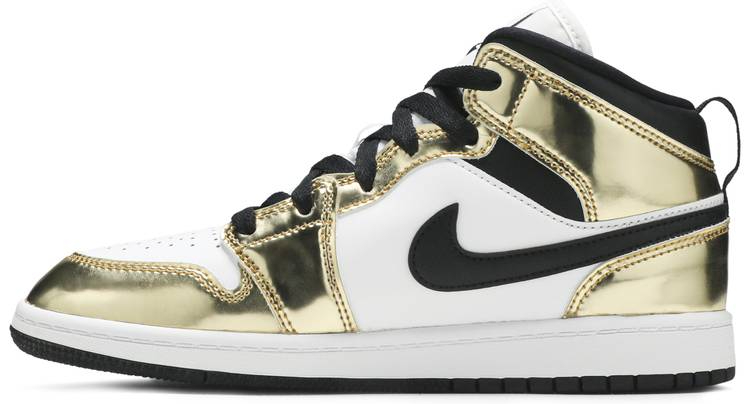 Air Jordan 1 Mid SE PS  Metallic Gold  DC1422-700 - vstockx