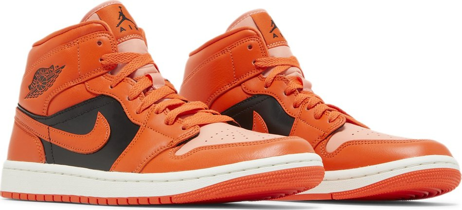 Wmns Air Jordan 1 Mid SE  Rush Orange  DM3381-600 - vstockx