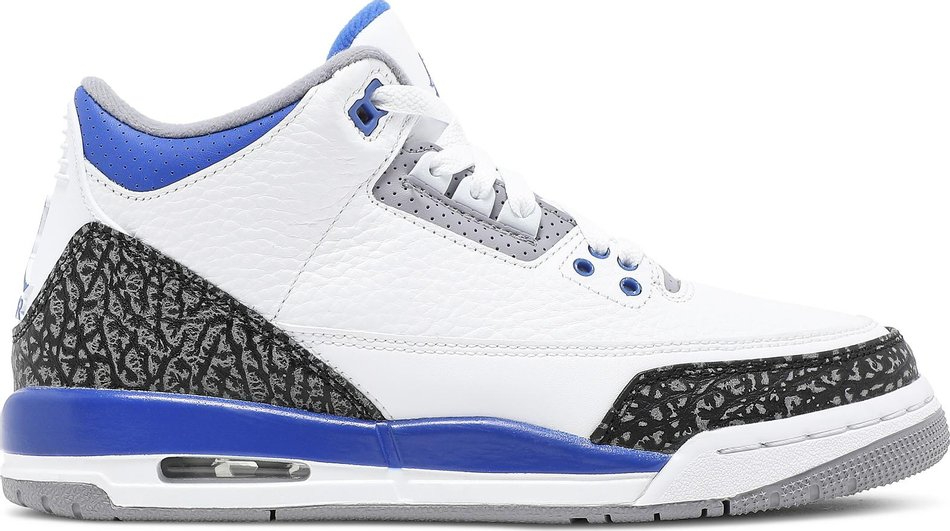 Air Jordan 3 Retro GS  Racer Blue  398614-145 - vstockx