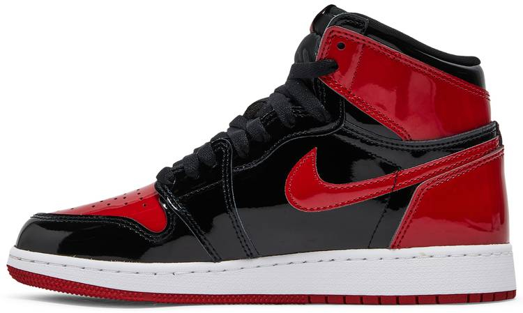 Air Jordan 1 Retro High OG GS  Patent Bred  575441-063 - vstockx