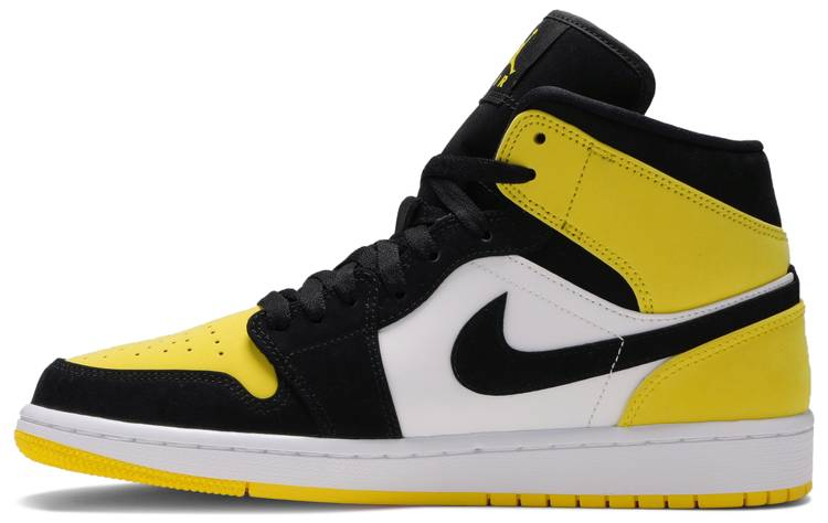 Air Jordan 1 Mid SE  Yellow Toe  852542-071 - vstockx